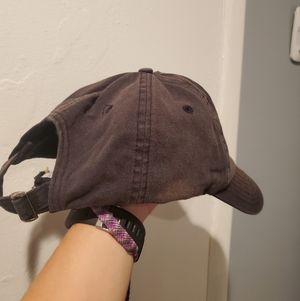 Plain black hat